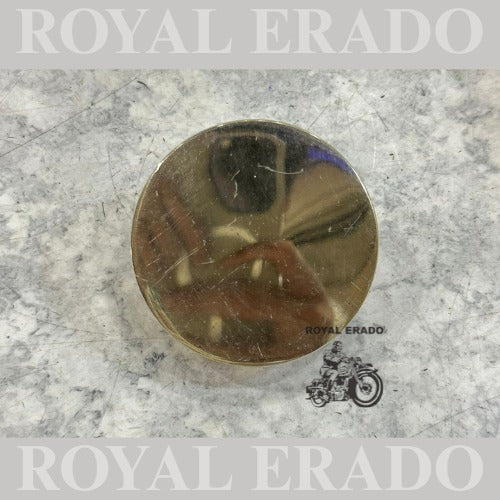 Tank cap Royal Enfield old model vintage style g2 model plain tank cap in brass