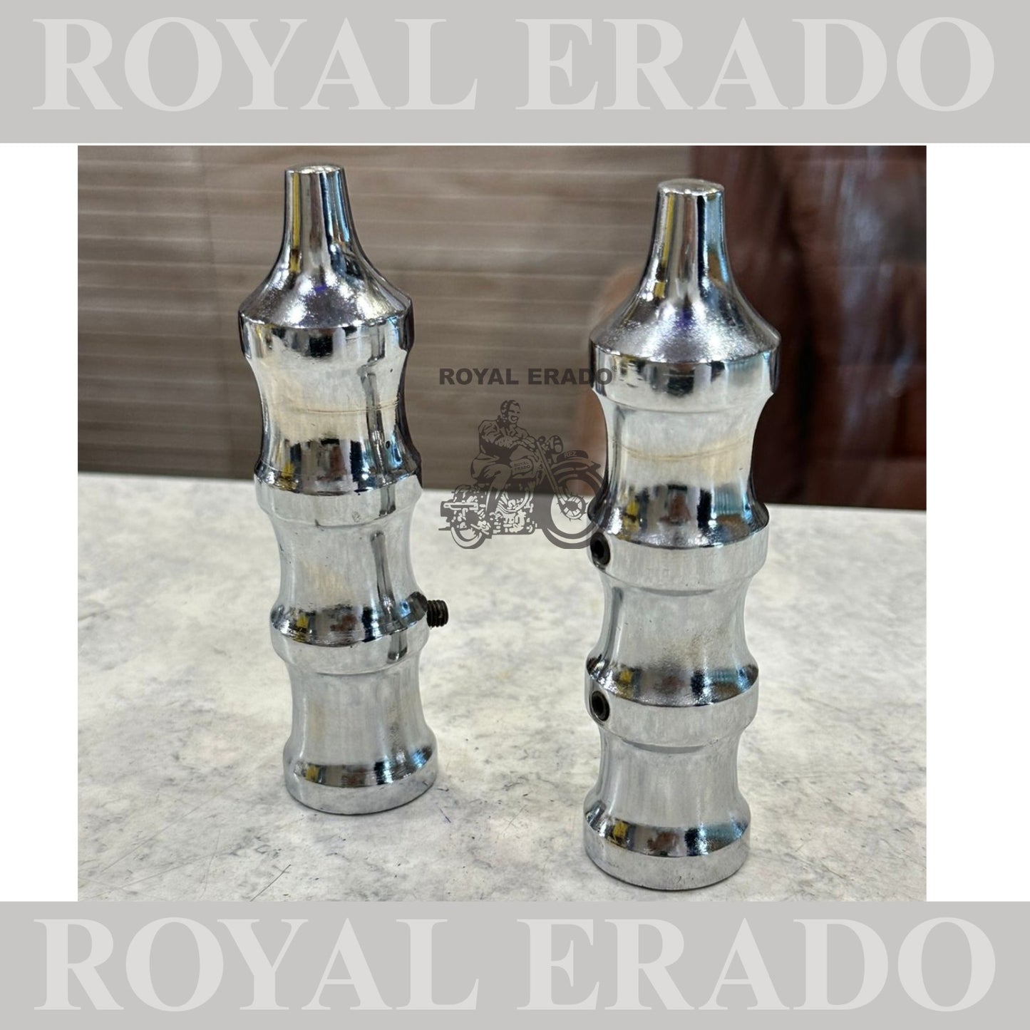 Royal Enfield footrest in chrome