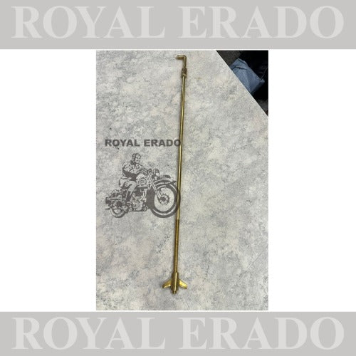 Royal Enfield old model vintage g2 style brake rod with wing nut in brass