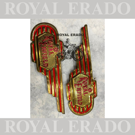 Royal Enfield old model Standard g2 style tank monogram in brass sheeT