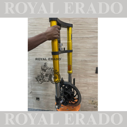 Inverted for BMW has been modified to fit to Classic Electra or Standard for putting 130 number tyre at front with disc fitting