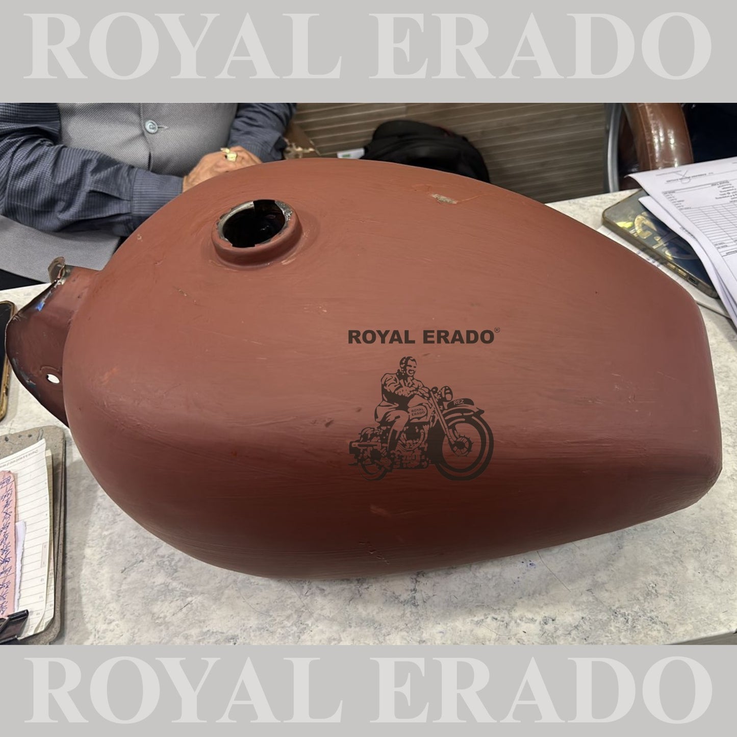 Royal Enfield Classic Electra Standard raw non-painted tank old model style 13 to 14 litter tank.