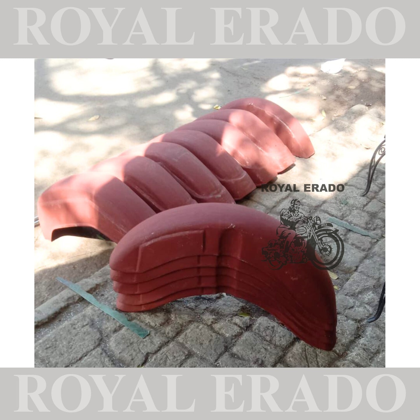 Royal Enfield g2 box style old model vintage 1962 mudguard set front and rear