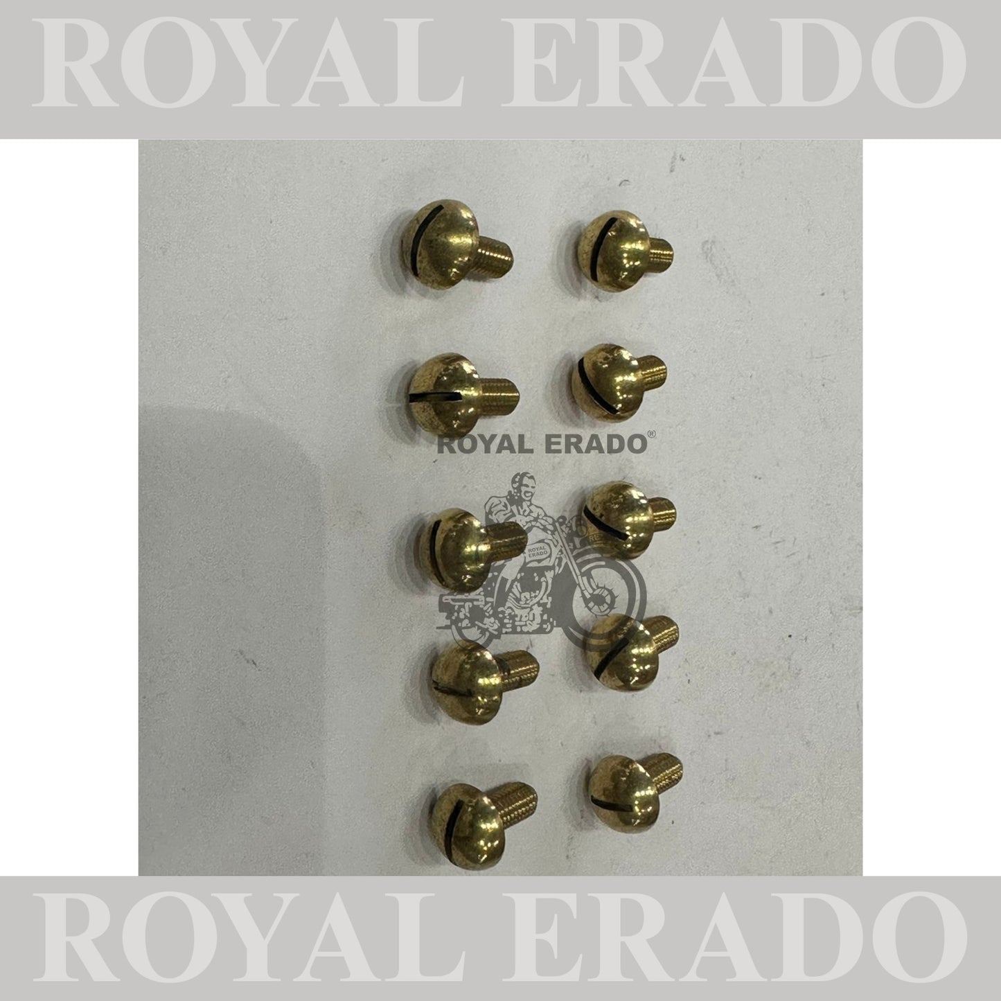 Royal Enfield brass mudguard screws 10 peace's for Classic Electra and Standard