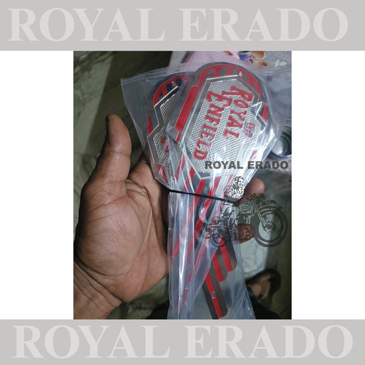 Royal Enfield 1962 vintage old model g2 style chrome tank monogram