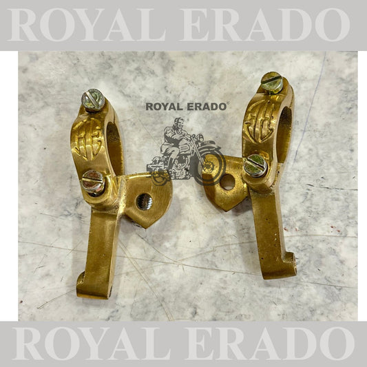 Royal Enfield brass vintage old model g2 style clutch and brake lever yoke only&nbsp;