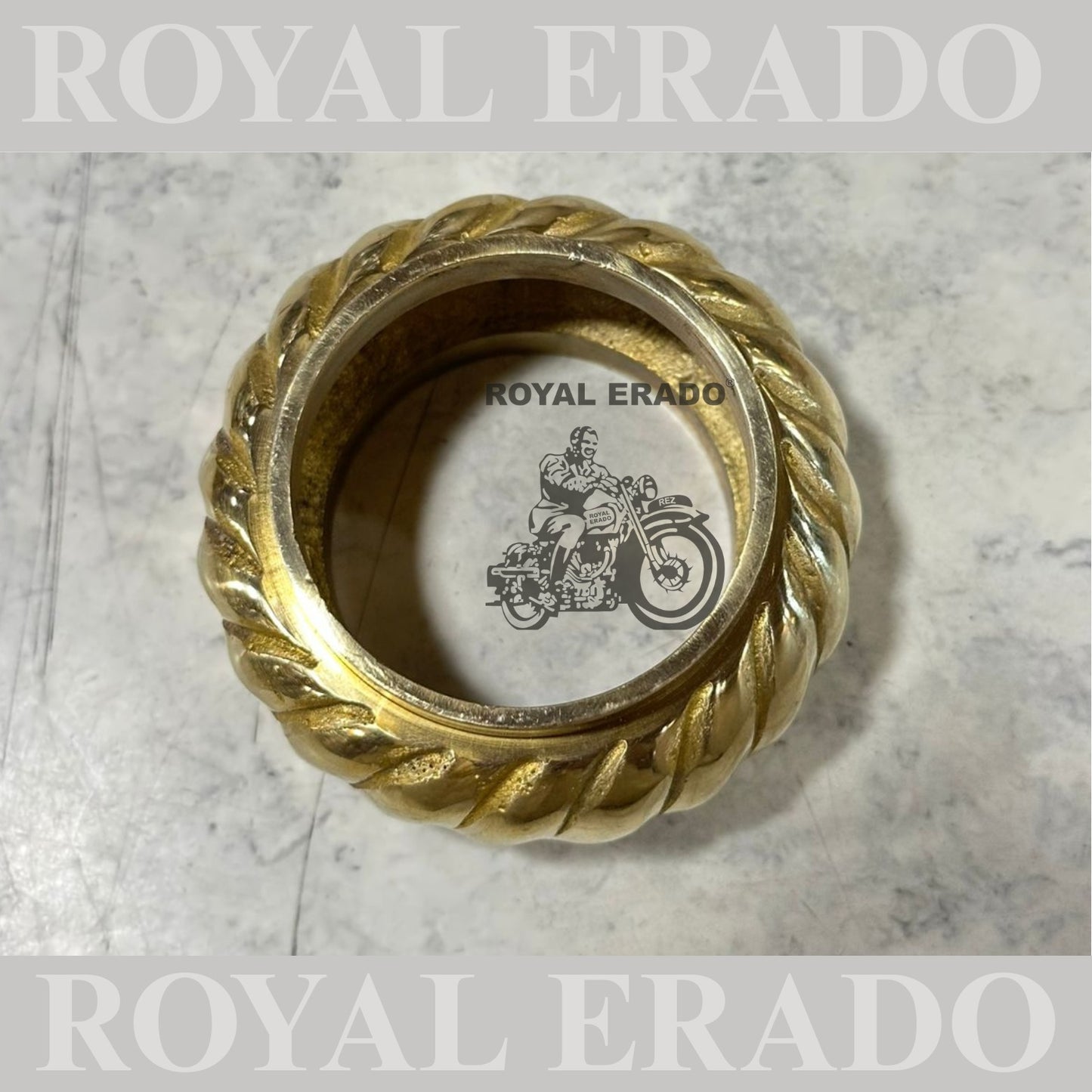 Royal Enfield indori silencer exhaust nut in brass for Classic Electra Standard and all vintage g2 old model Royal Enfield