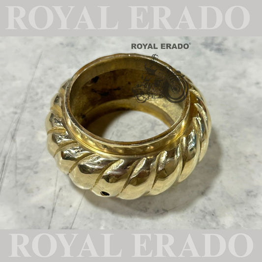 Royal Enfield indori silencer exhaust nut in brass for Classic Electra Standard and all vintage g2 old model Royal Enfield