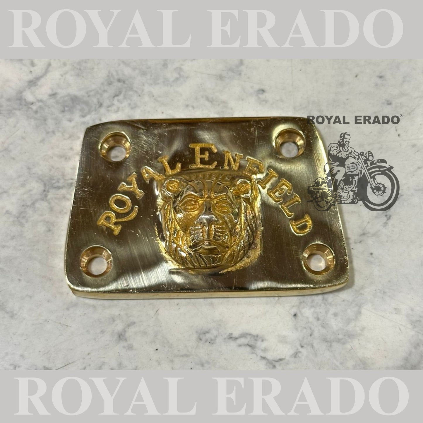 Royal Enfield Classic Electra Standard UCE twin spark model tappet plate with lion logo