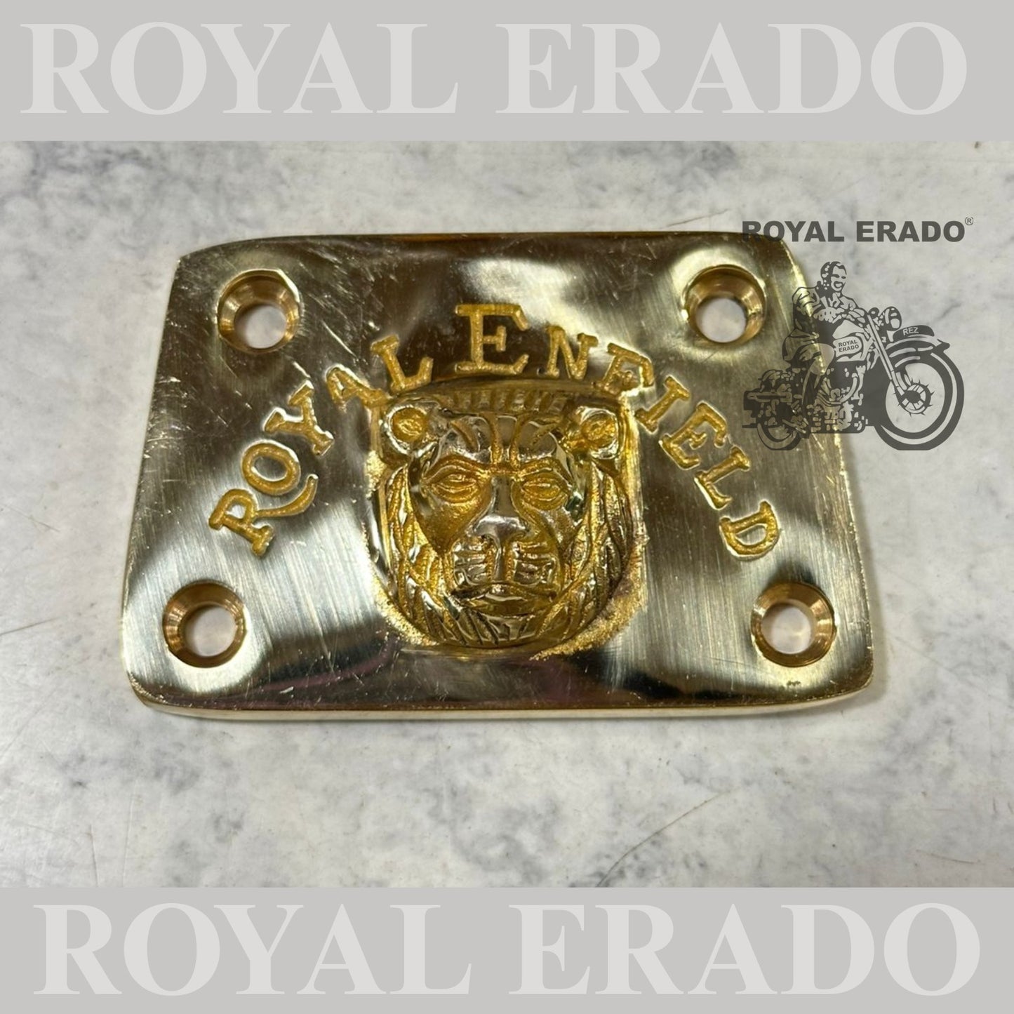 Royal Enfield Classic Electra Standard UCE twin spark model tappet plate with lion logo