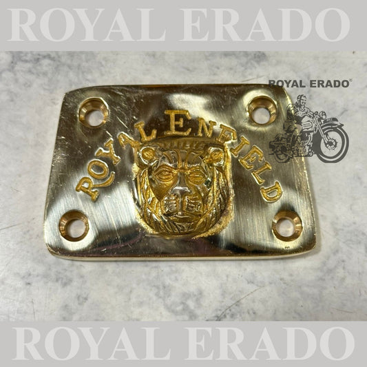 Royal Enfield Classic Electra Standard UCE twin spark model tappet plate with lion logo