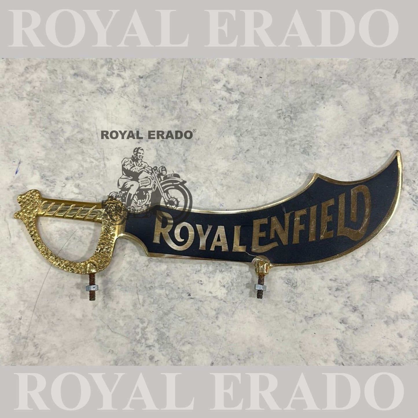 Royal Enfield Reborn Classic Electra Standard Battalion Meteor 350 , Super Meteor 650 , Hunter 350&nbsp; Front mudguard number plate
