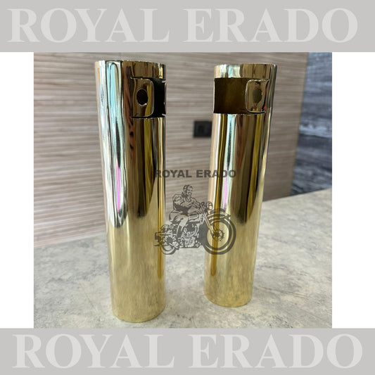Royal Enfield vintage old model g2 brass front shocker cover shocker glass fit for all Classic Electra Standard