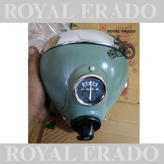 6” head light military color old model vintage Royal Enfield 1962 g2 model number please
