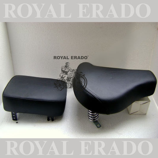 Royal Enfield Classic style seat with spring for Standard Electra.