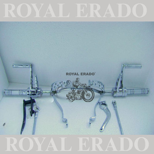 Royal Enfield Classic Electra Standard brake and gear lever extender kit assembly like avenger brake system