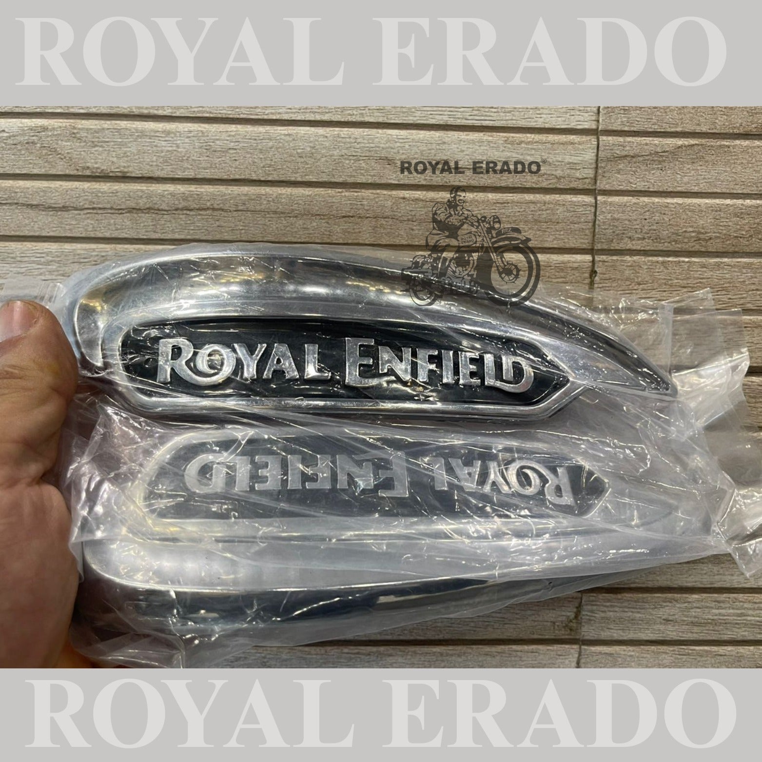 Royal Enfield Meteor 350cc tank monogram sticker with 3 3m tape – Royal ...