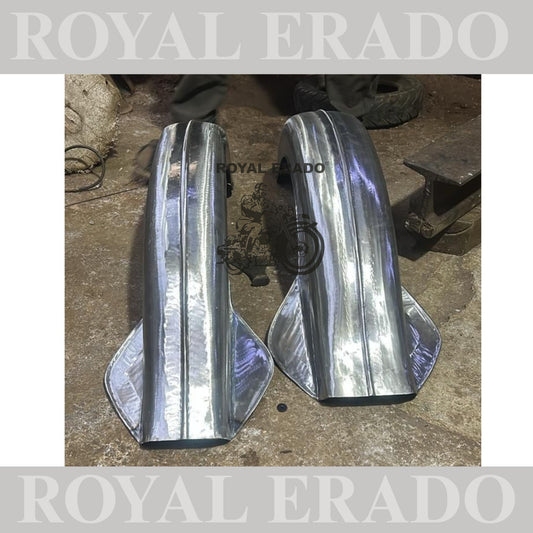 Royal Enfield vintage style g2 model old model front rear mudguard with wings