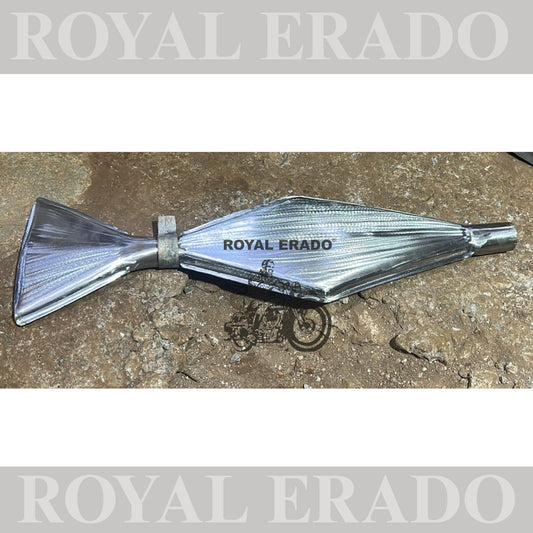 Royal Enfield vintage g2 style old model standard exhaust silencer