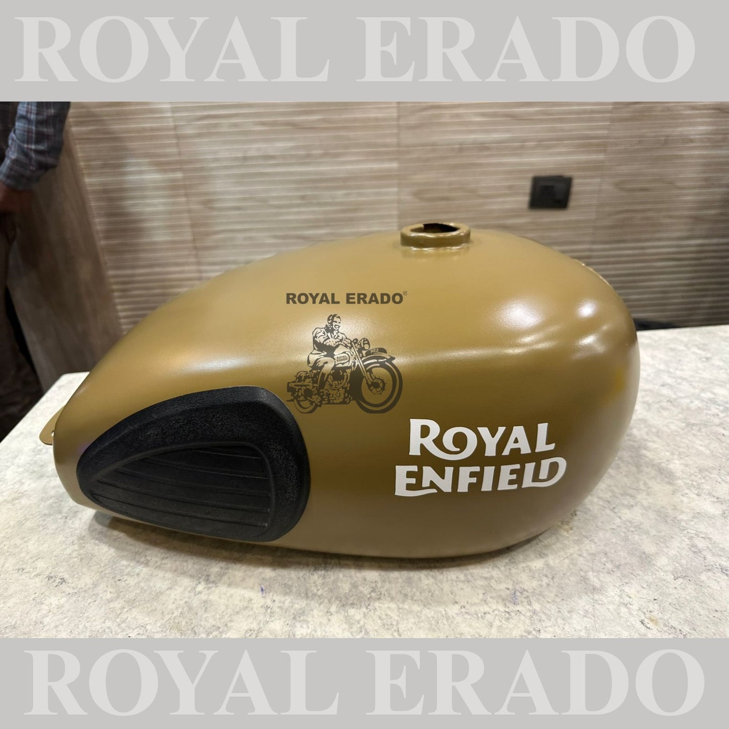 Royal Enfield desert storm Classic 500cc tank with reserve option fuel injector