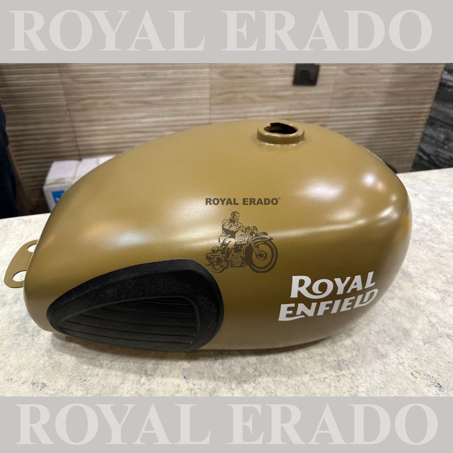 Royal Enfield desert storm Classic 500cc tank with reserve option fuel injector