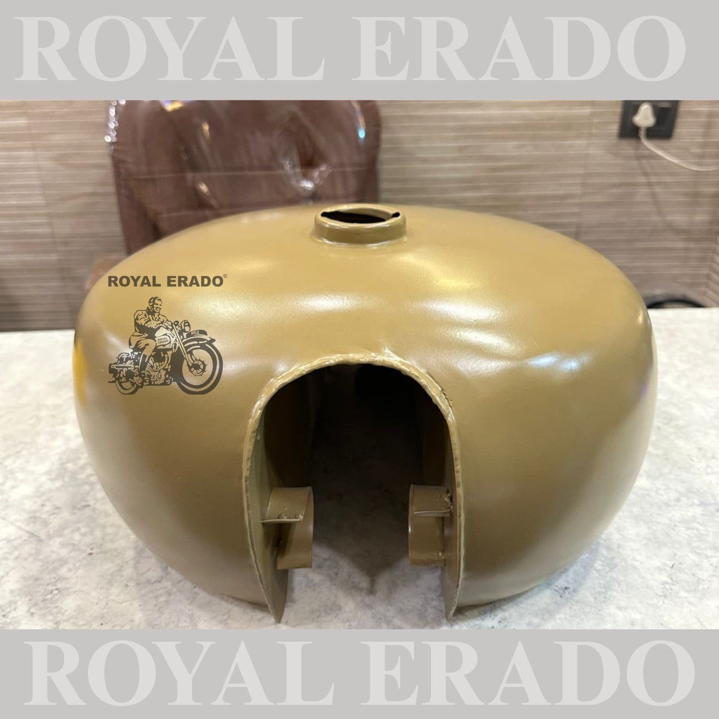 Royal Enfield desert storm Classic 500cc tank with reserve option fuel injector