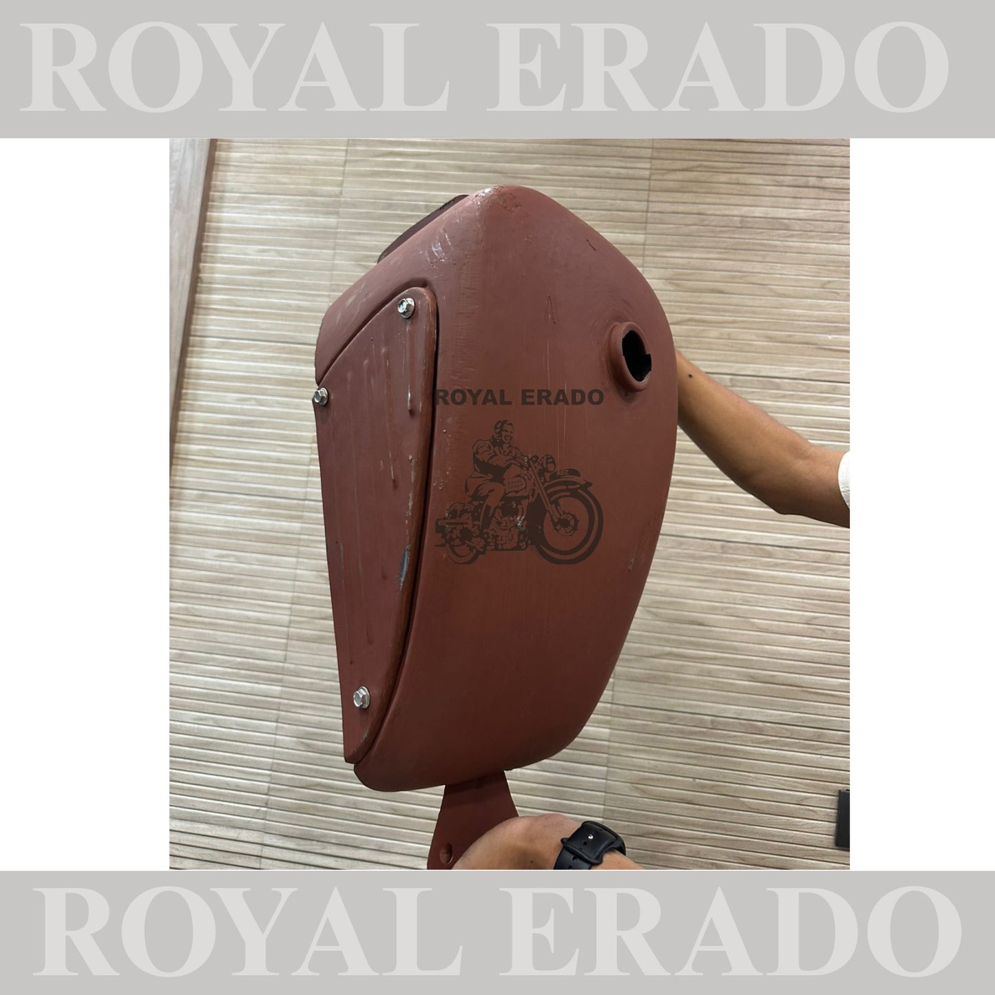 Avenger tank bobber style peanut shape Harley 883 design tank