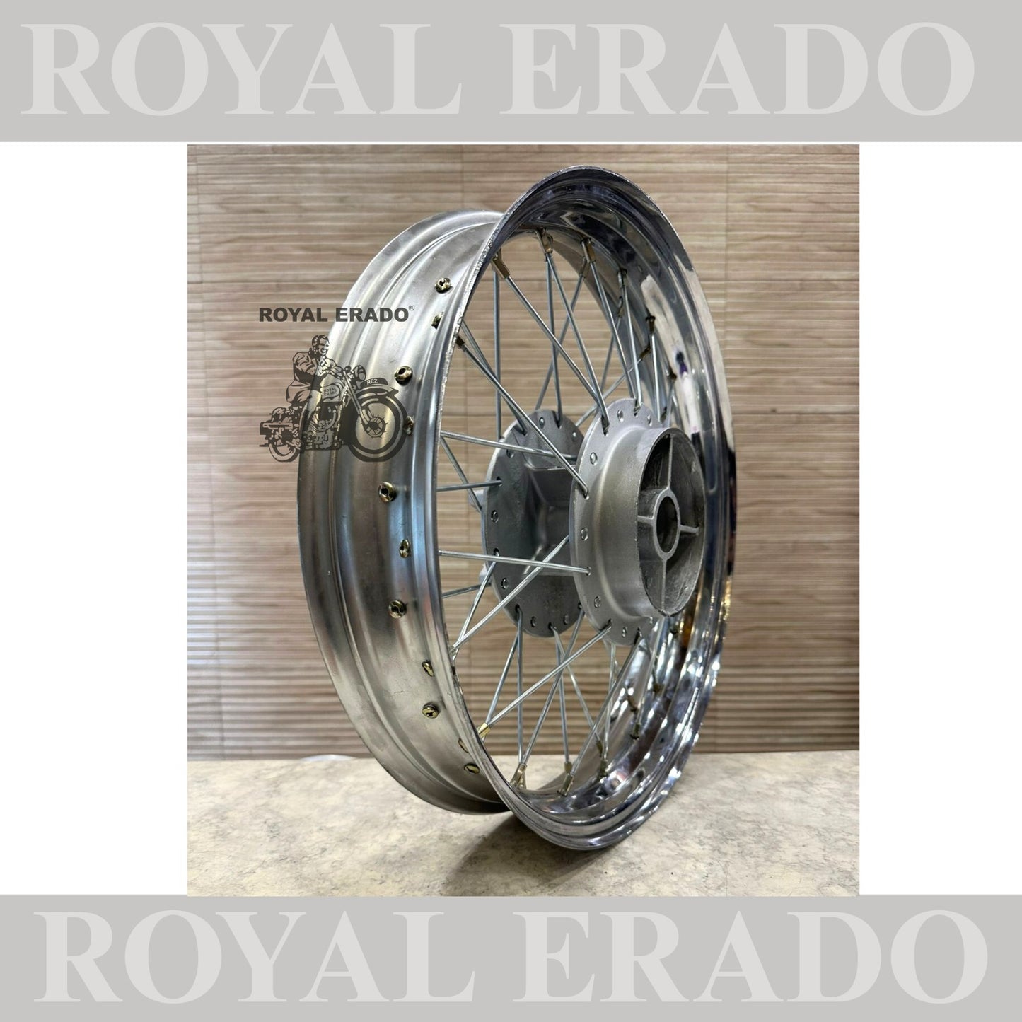 Royal Enfield rear wheel 17” for rear tire up to 140 number for Classic Electra or Standard