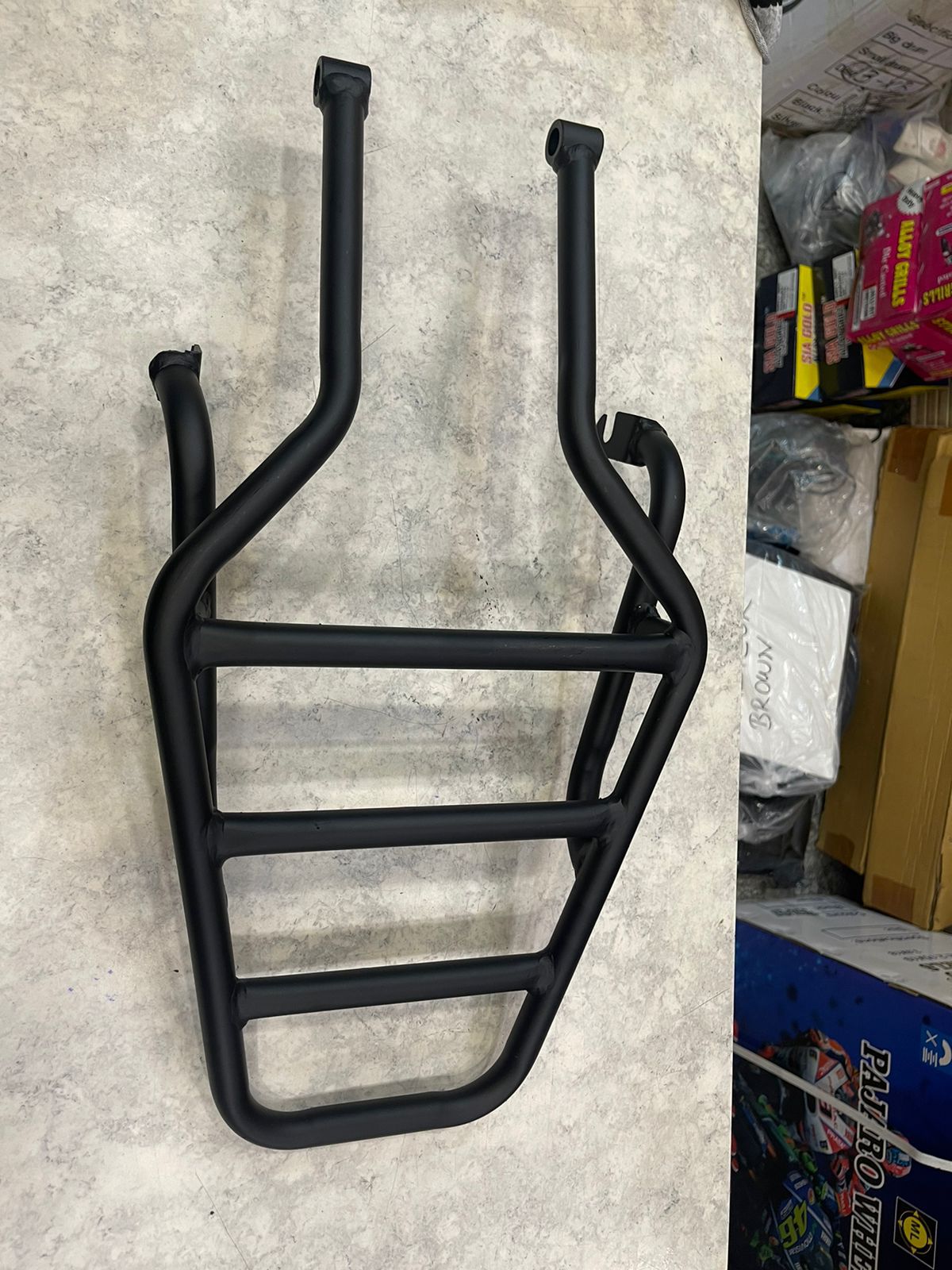 Royal Enfield Reborn Classic rear pillion  seat carrier luggage rack