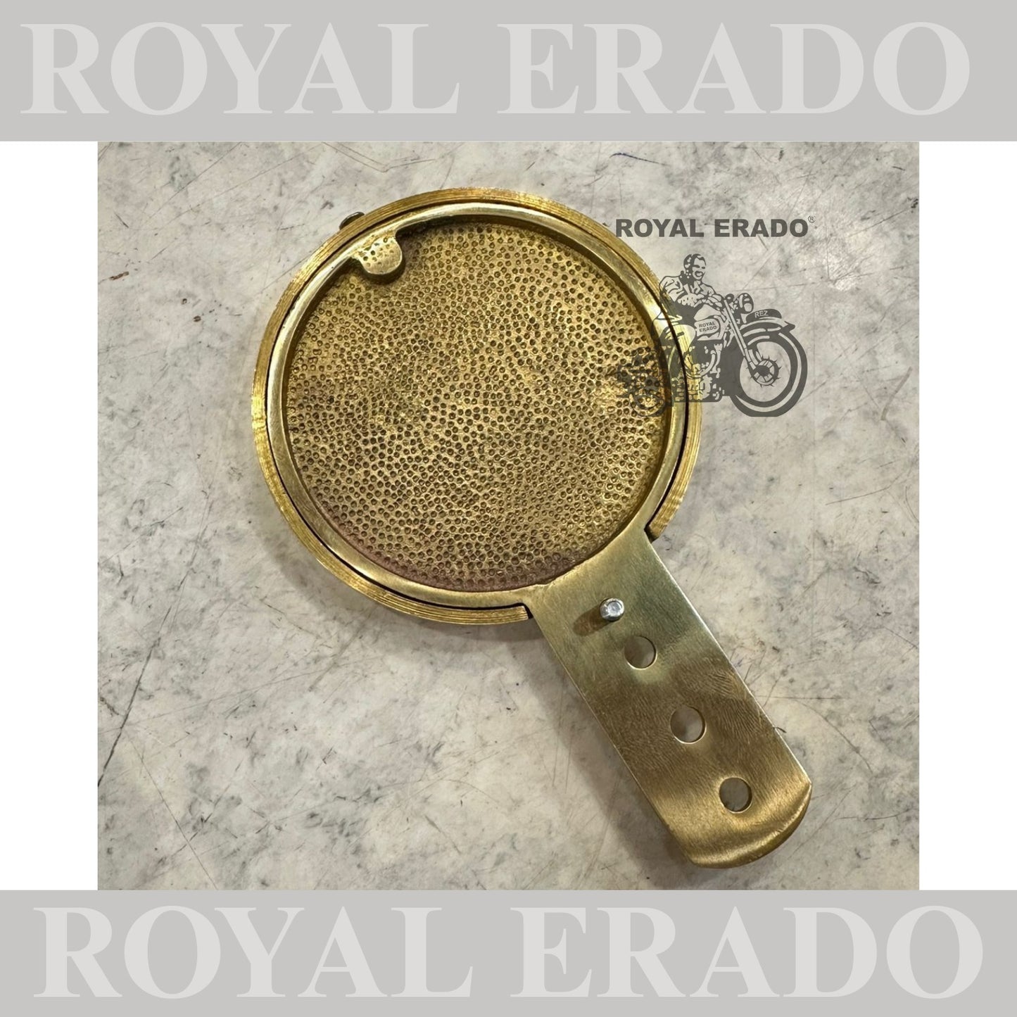 Royal Enfield token holder made like a gun logo in silver for Royal Enfield vintage 1962 old model g2 , Classic Electra and Standard Battalion