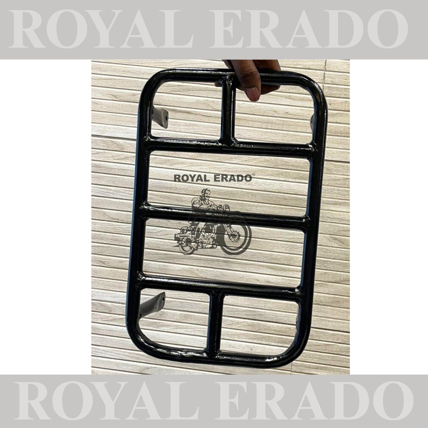 Royal Enfield vintage g2 old 1962 model rear pillion seat luggage carrier