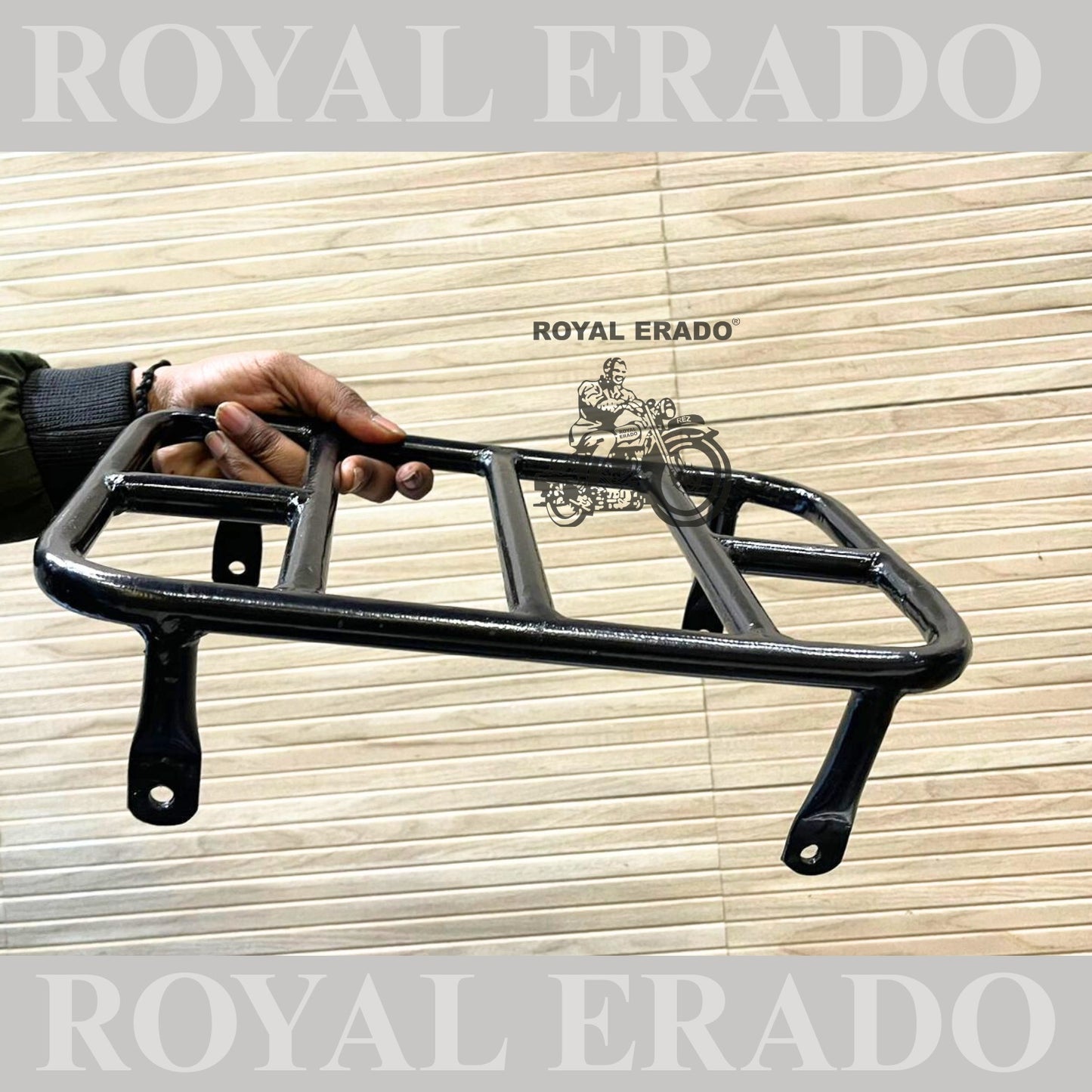 Royal Enfield vintage g2 old 1962 model rear pillion seat luggage carrier