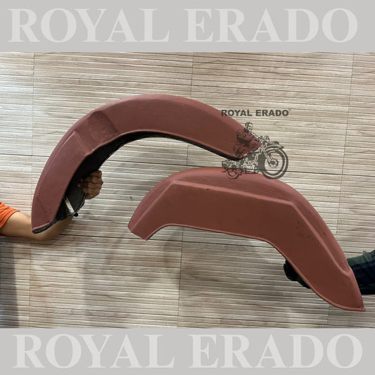 Royal Enfield vintage old model g2 1962 model box type mudguards with front side number plate and rear box type