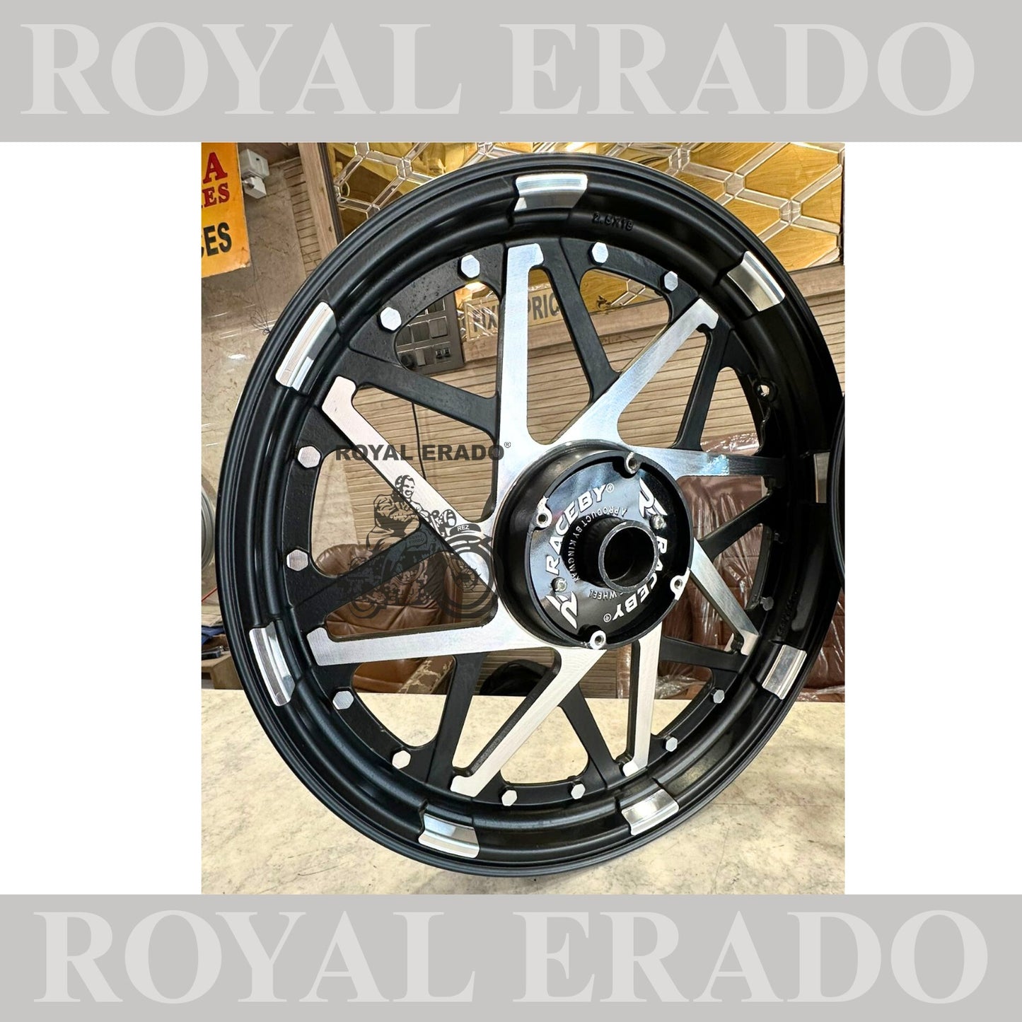 Raceby / kingway double V alloy wheel for Classic single disc