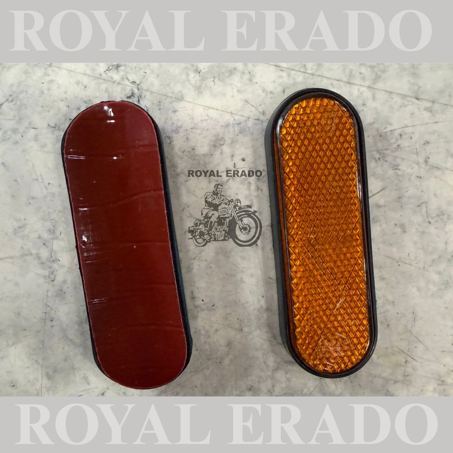 Royal Enfield vintage style 1962 old g2 model , Classic Electra Standard shocker fork reflectors with 3M tape