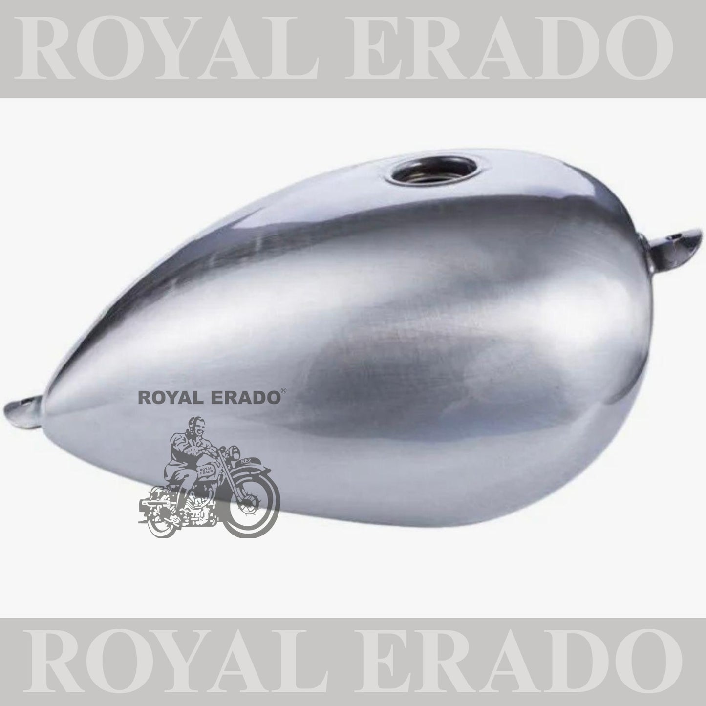 Royal Enfield Classic Electra Standard round oval shape tank for chopper bobber in raw without paint
