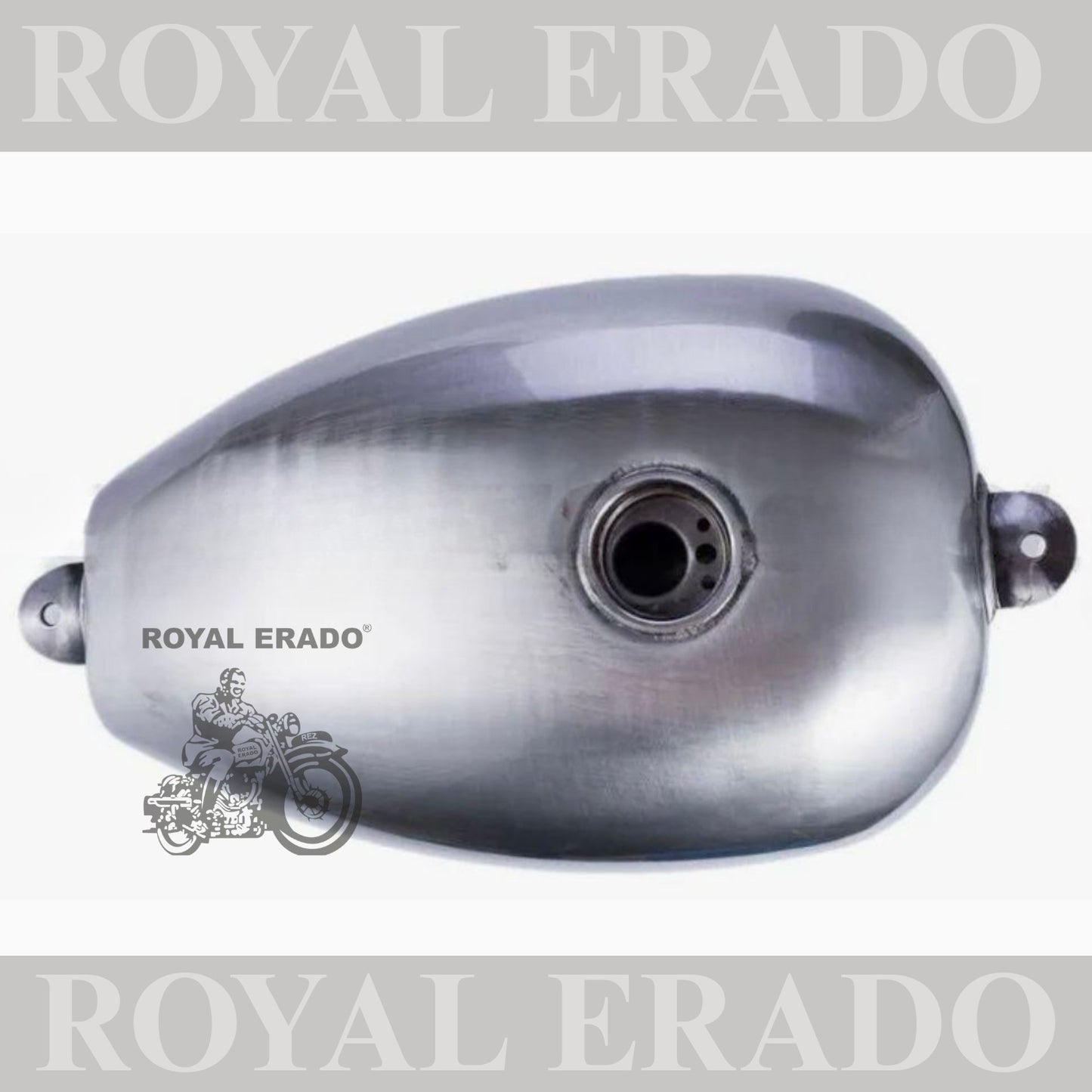 Royal Enfield Classic Electra Standard round oval shape tank for chopper bobber in raw without paint