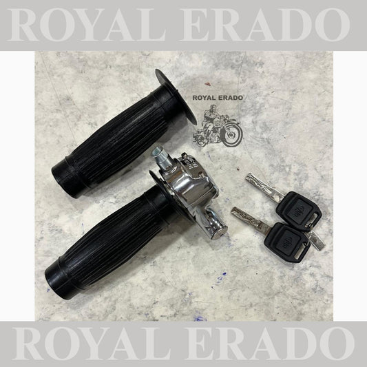 Royal Enfield balloon grip lock type for vintage g2 old 1962 model Standard