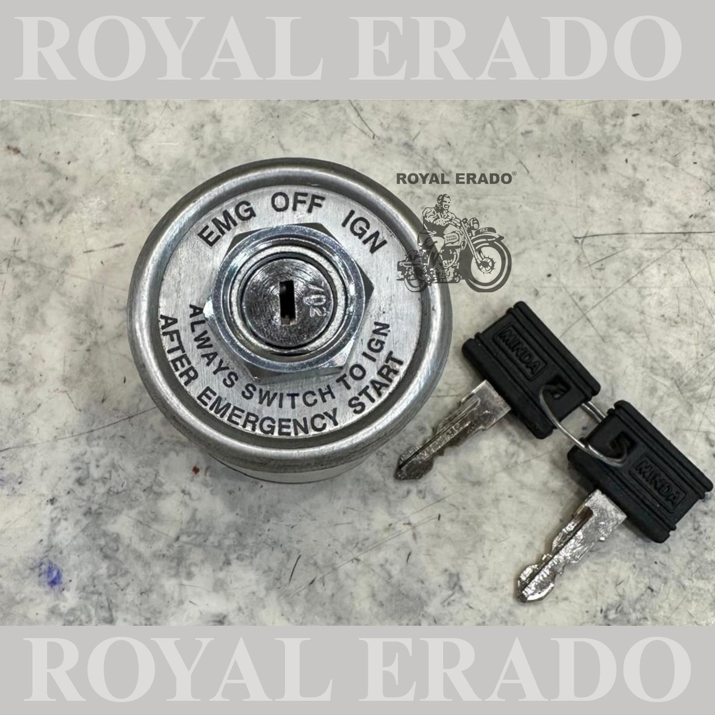 Vintage g2 1962 old model ignition switch tool box mounting with vintage plate