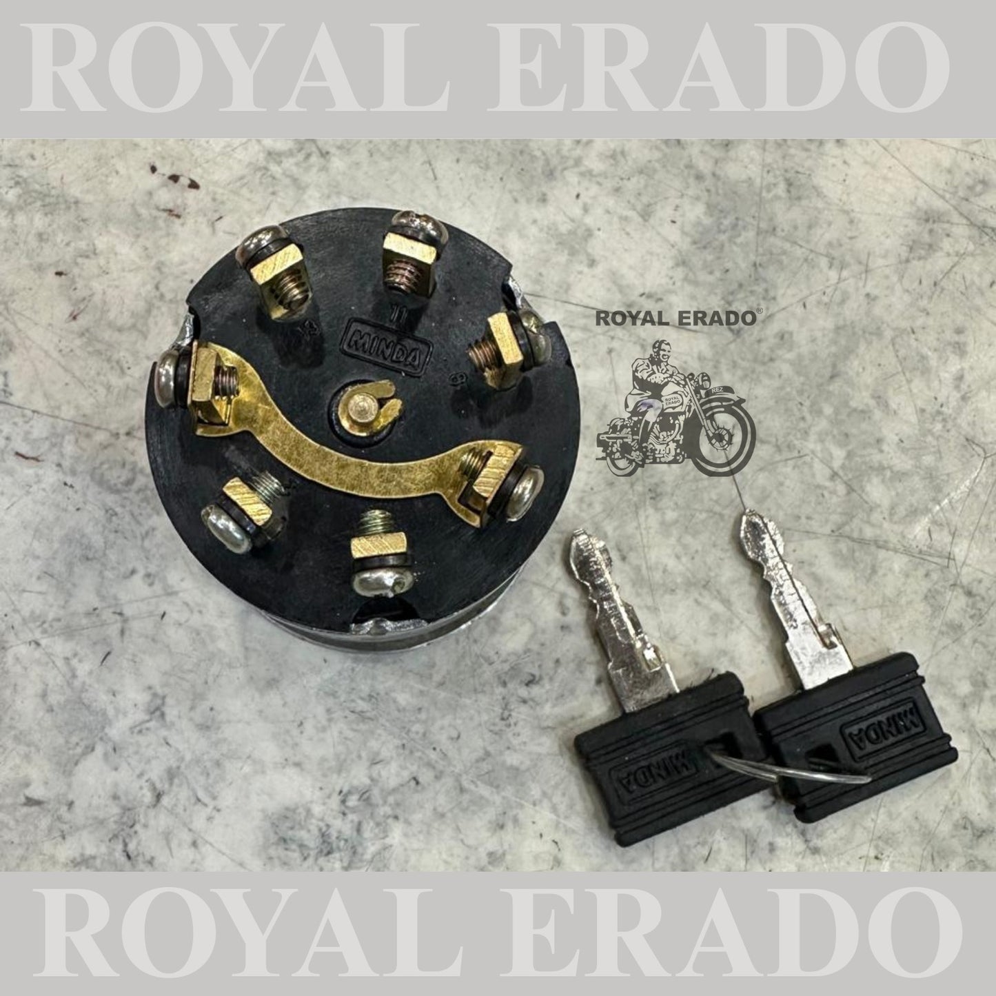 Vintage g2 1962 old model ignition switch tool box mounting with vintage plate