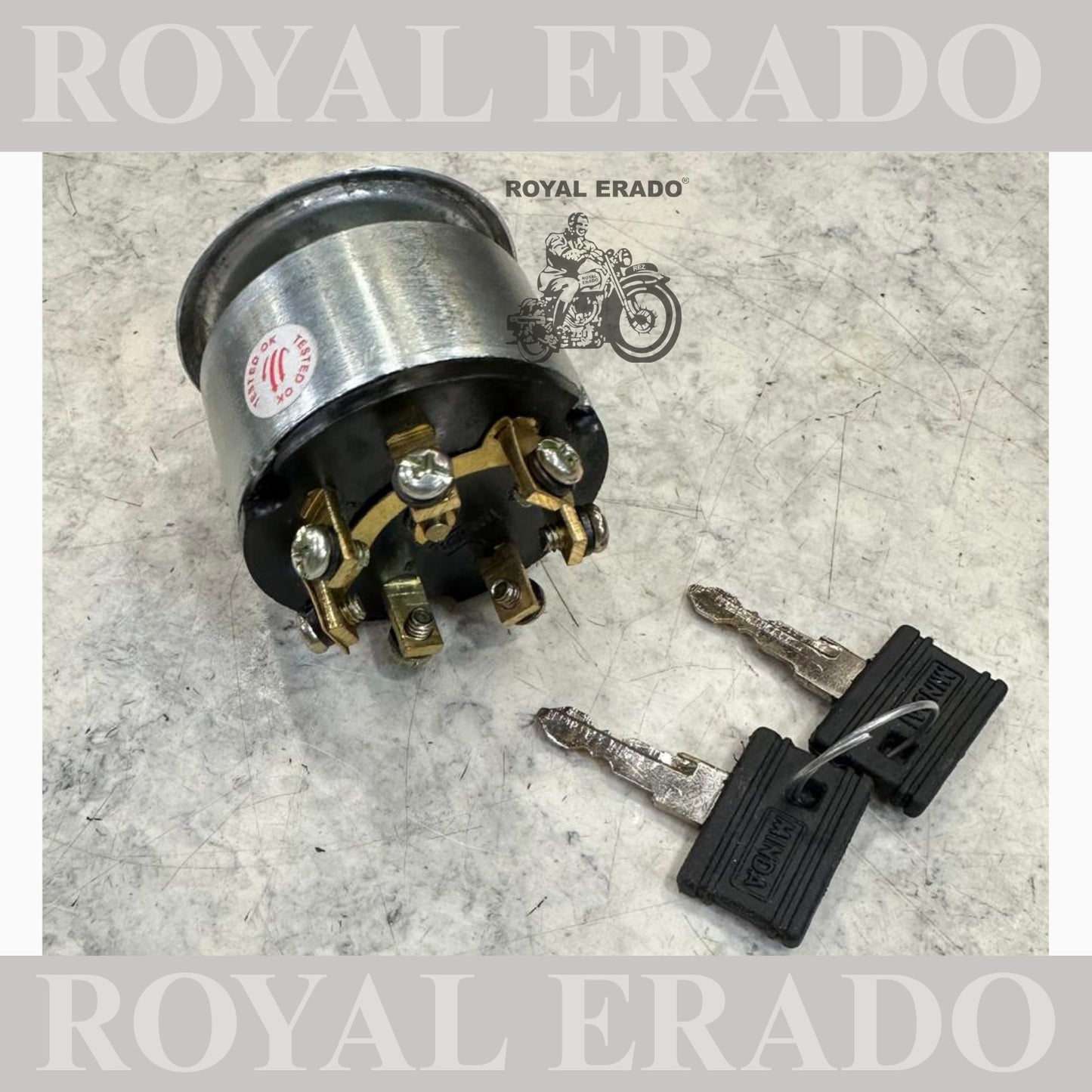 Vintage g2 1962 old model ignition switch tool box mounting with vintage plate