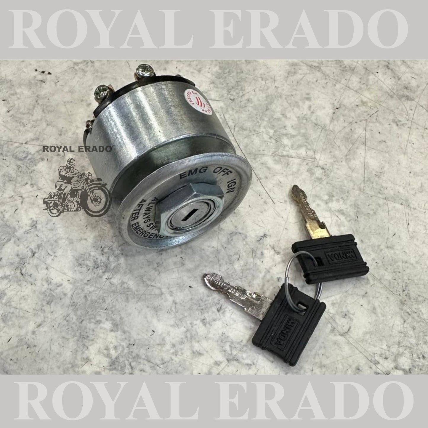 Vintage g2 1962 old model ignition switch tool box mounting with vintage plate