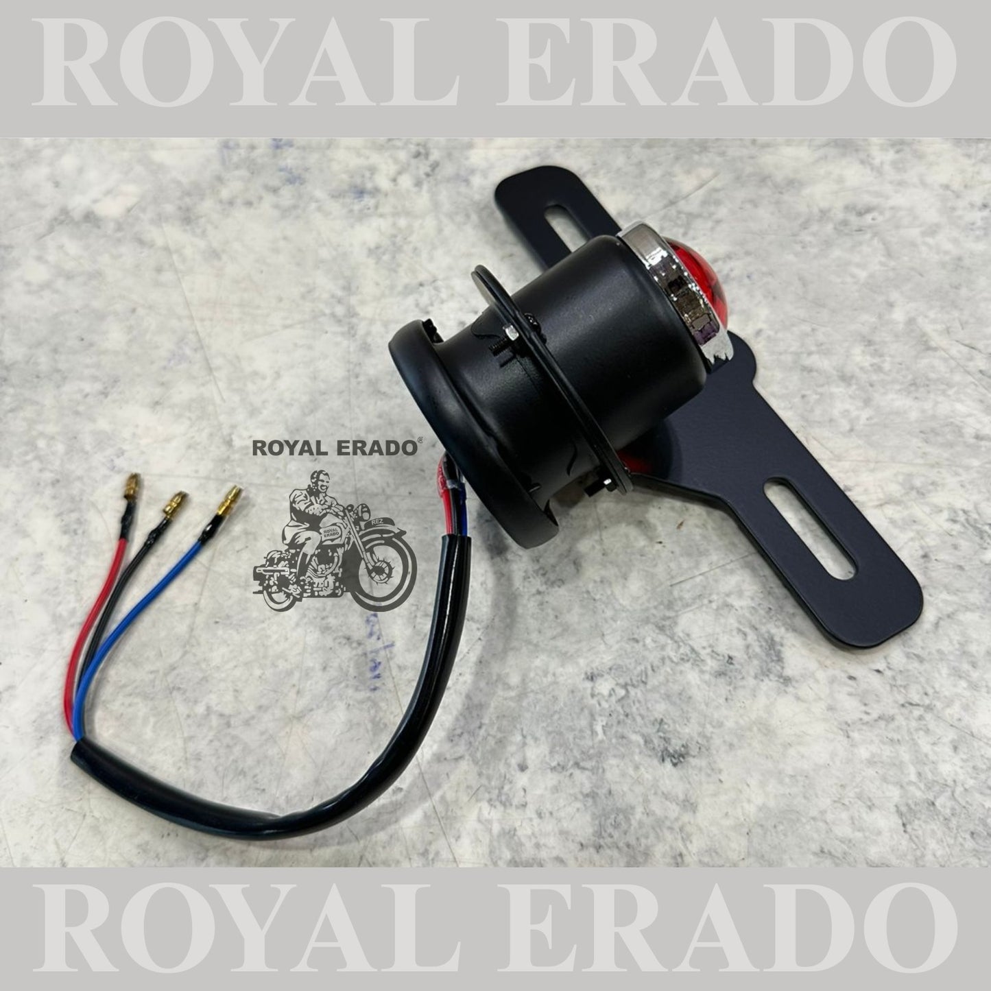 Royal Enfield vintage g2 1962 old model bobber tail light with stand