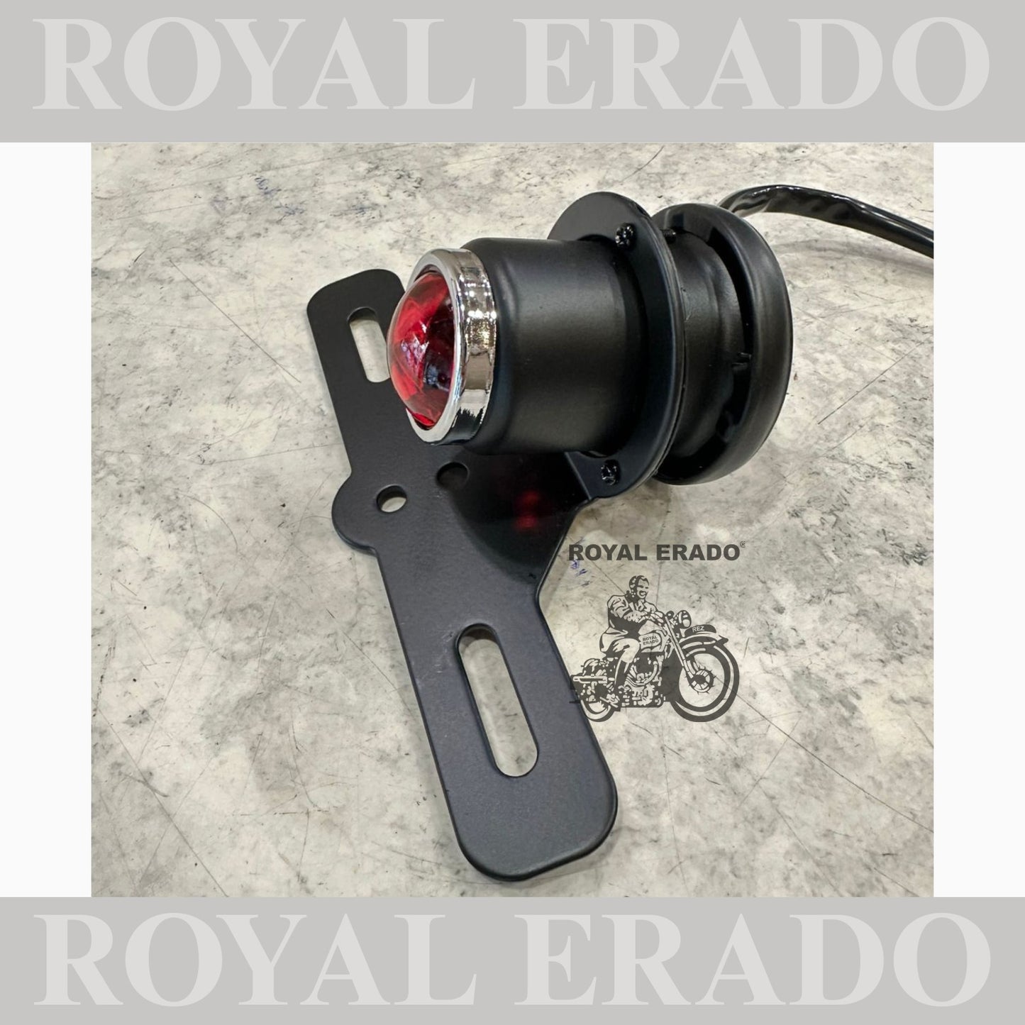 Royal Enfield vintage g2 1962 old model bobber tail light with stand