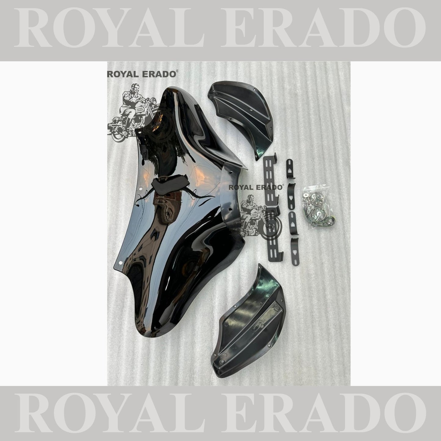 Universal Harley Davidson windshield windscreen for Supper Meteor 650 and Harley fat bob