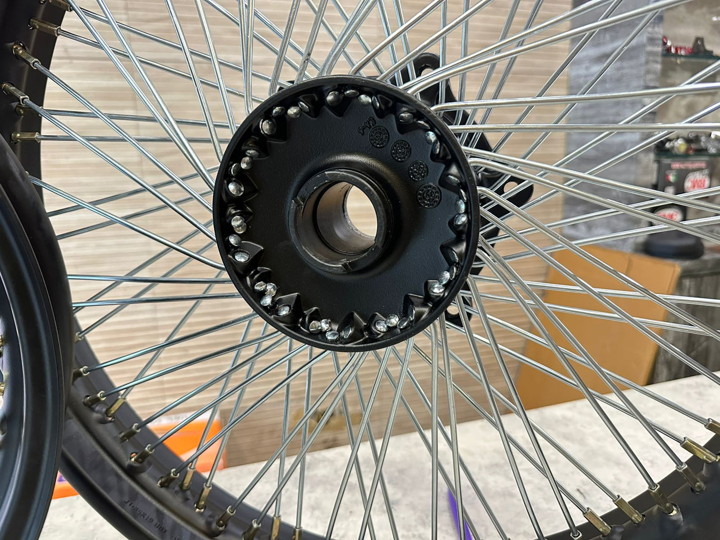 Royal Enfield 80 spoke wheel rim for Classic Electra and Standard with front 19” and rear 15” wheel for broad tyre