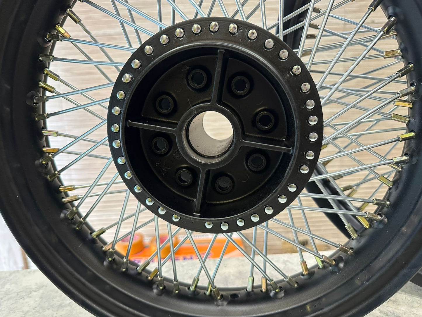 Royal Enfield 80 spoke wheel rim for Classic Electra and Standard with front 19” and rear 15” wheel for broad tyre