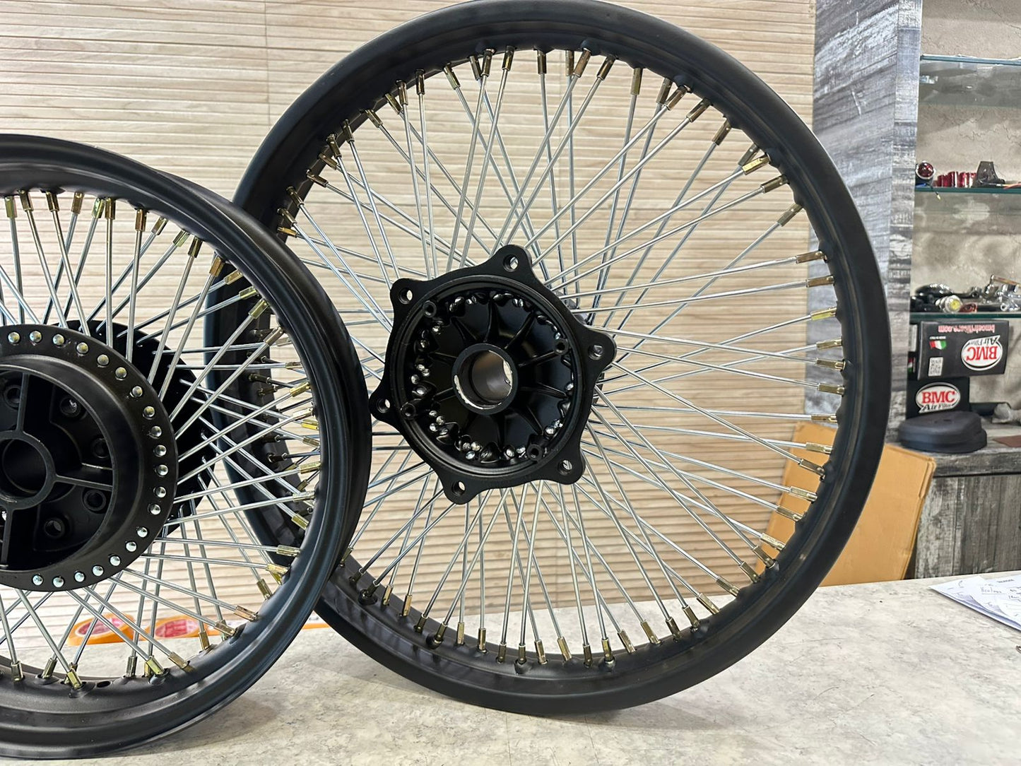 Royal Enfield 80 spoke wheel rim for Classic Electra and Standard with front 19” and rear 15” wheel for broad tyre