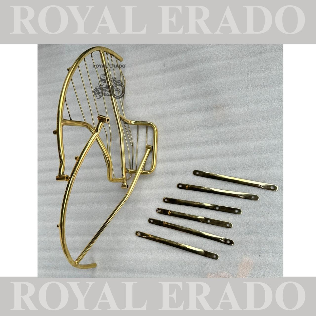 Royal Enfield Classic Electra Standard Vintage G2 1962 Old Model Pure Brass Gold Front and Rear Mudguard Stays