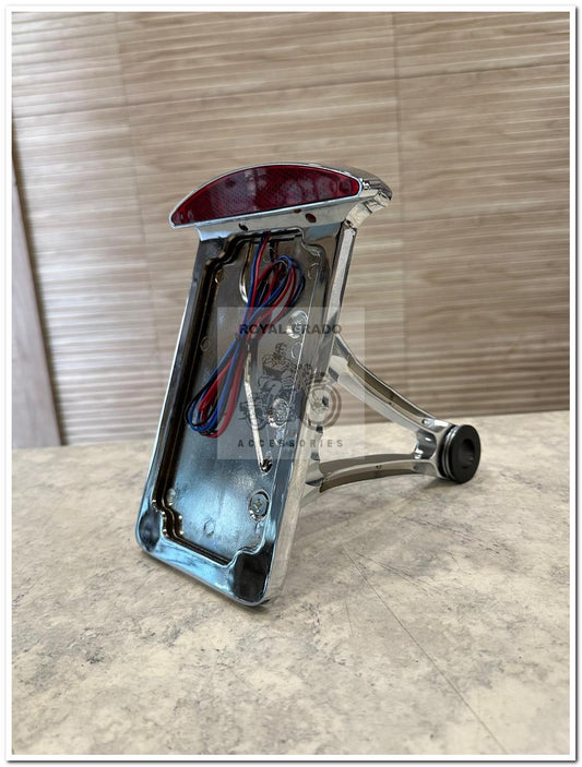 Royal enfield reborn classic electra standard super meteor 650 meteor 350 harley davidson style rear shocker number in chrome